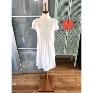 Lilly Pulitzer Paula White Crochet Sweater Dress